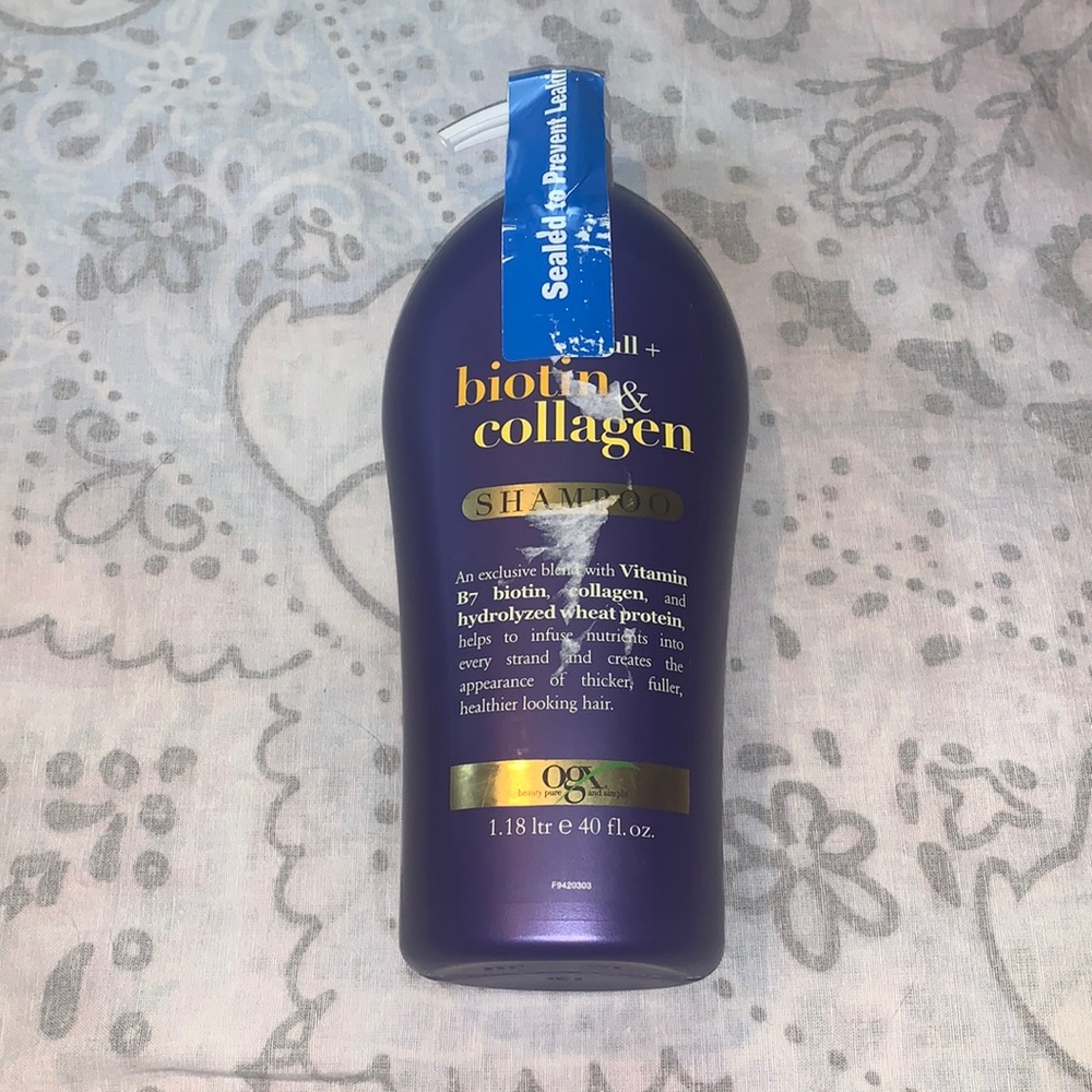 New OGX Biotin & Collagen Shampoo 40 oz